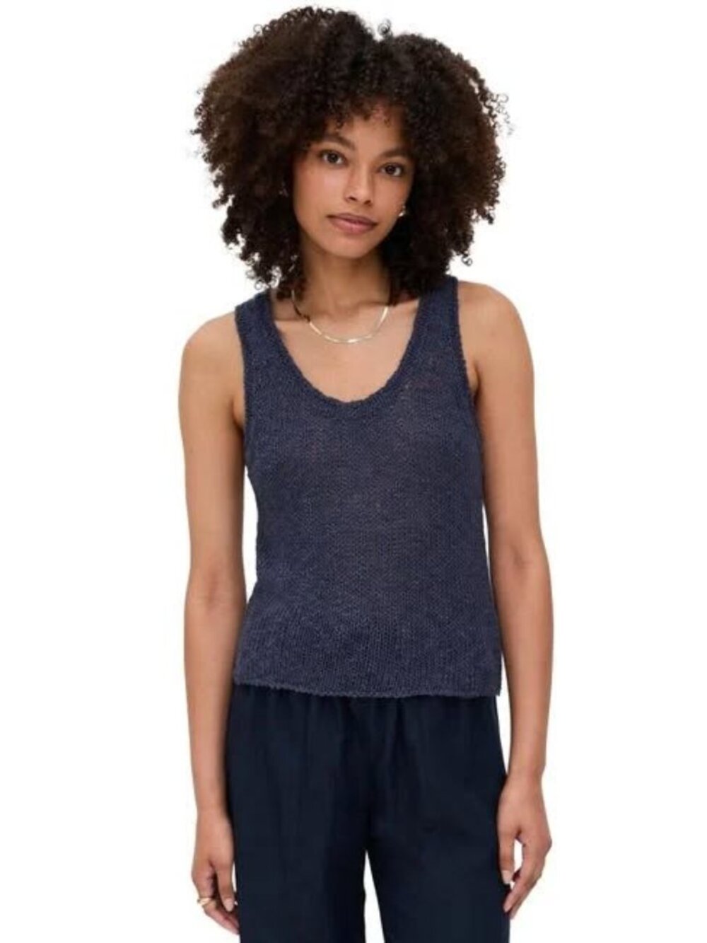$248 retail Vince Loose Knit Cotton Knit sleeveless tank size XS New with Defect
